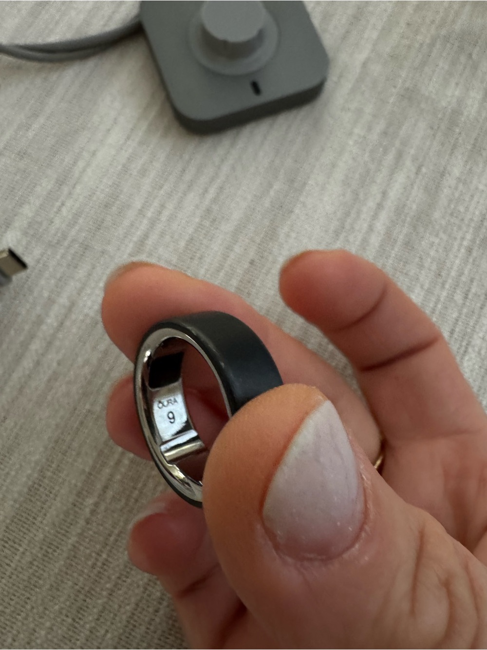 Oura black ring 4 size 9
